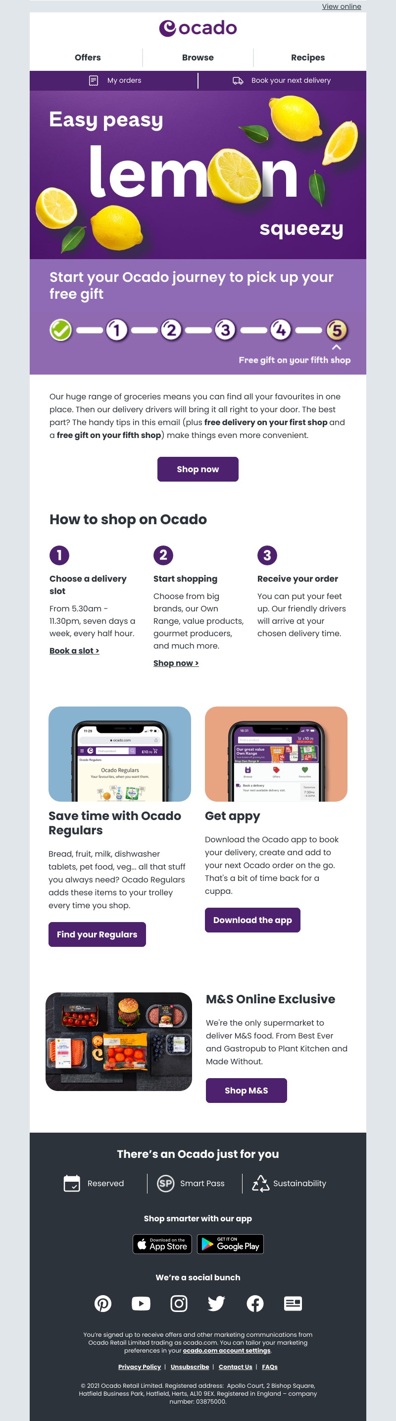  - We're making grocery shopping simple