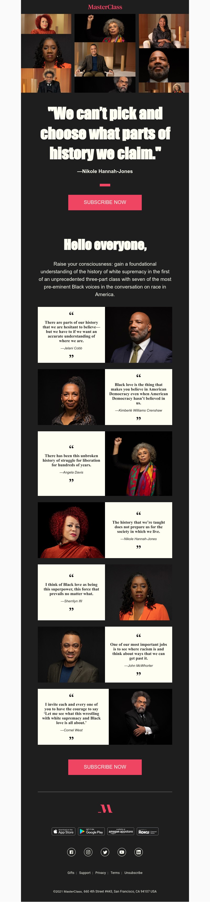  - Our new class on Black History, Black Freedom and Black Love is here