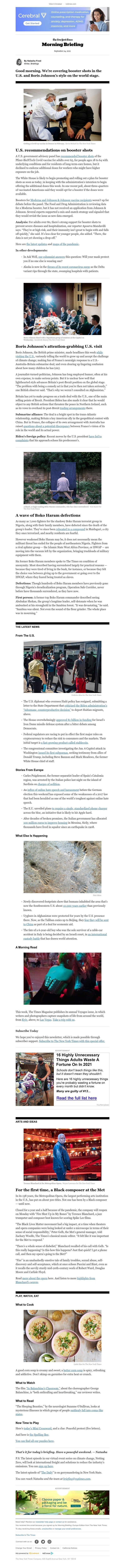 The New York Times - Your Friday Briefing