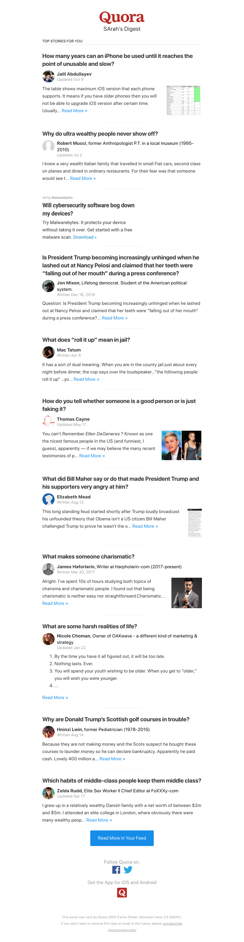 Quora - How many years can an iPhone be used until it reaches the point of unusable and slow?
