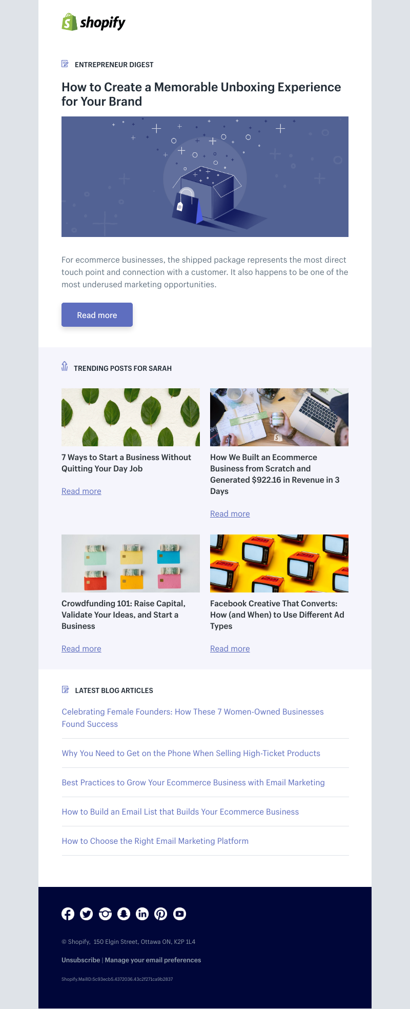 Shopify - How to Create a Memorable Unboxing Experience for Your Brand