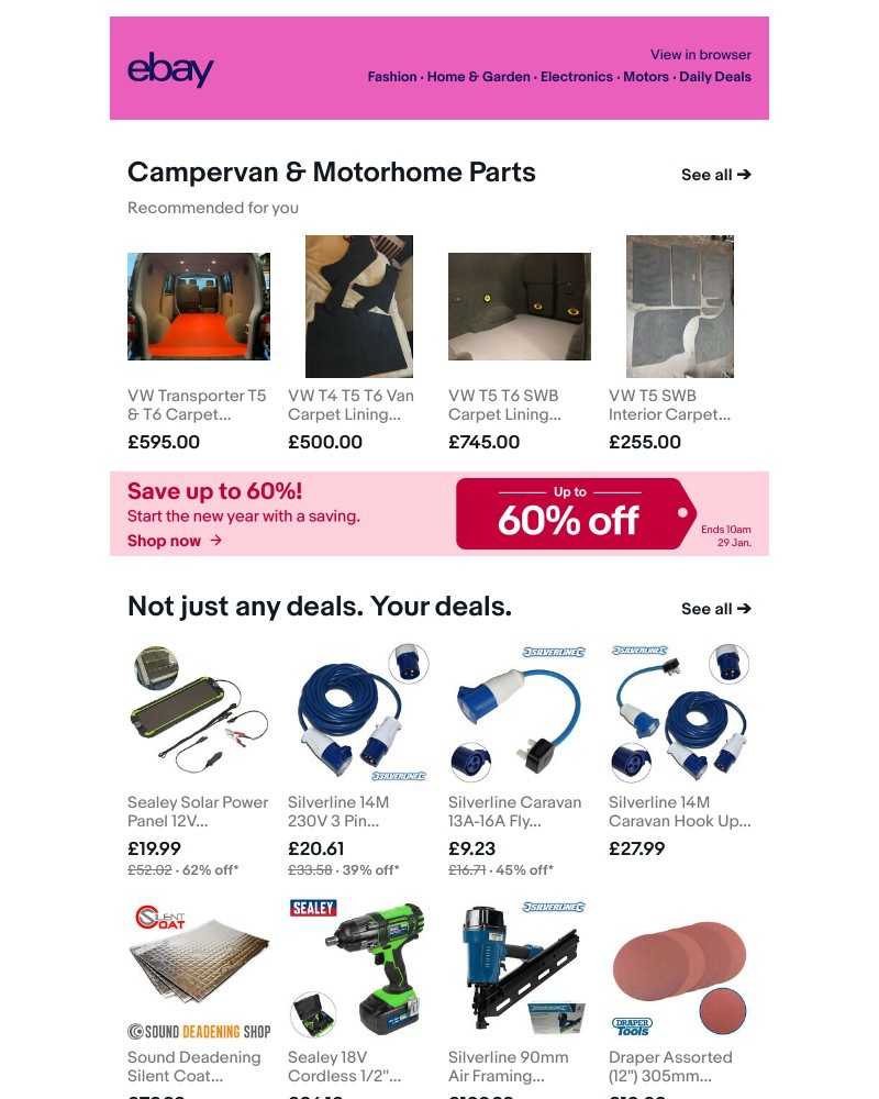  - Campervan & Motorhome Parts: this could interest you…