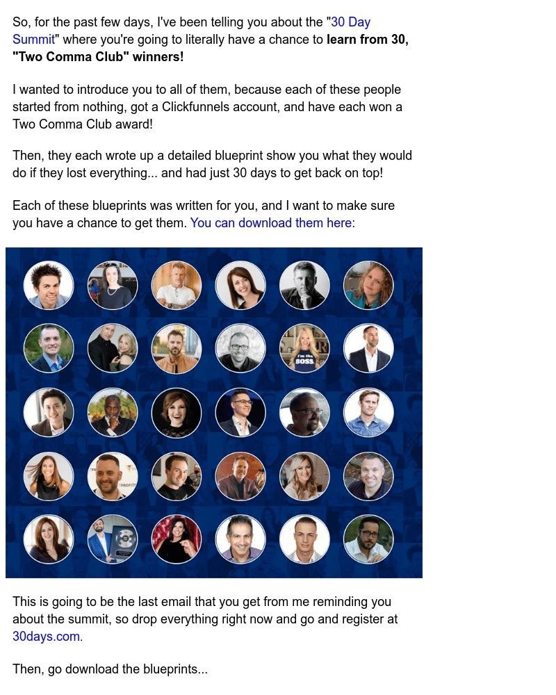 ClickFunnels - can I intro you? (Two Comma Club WINNER!)