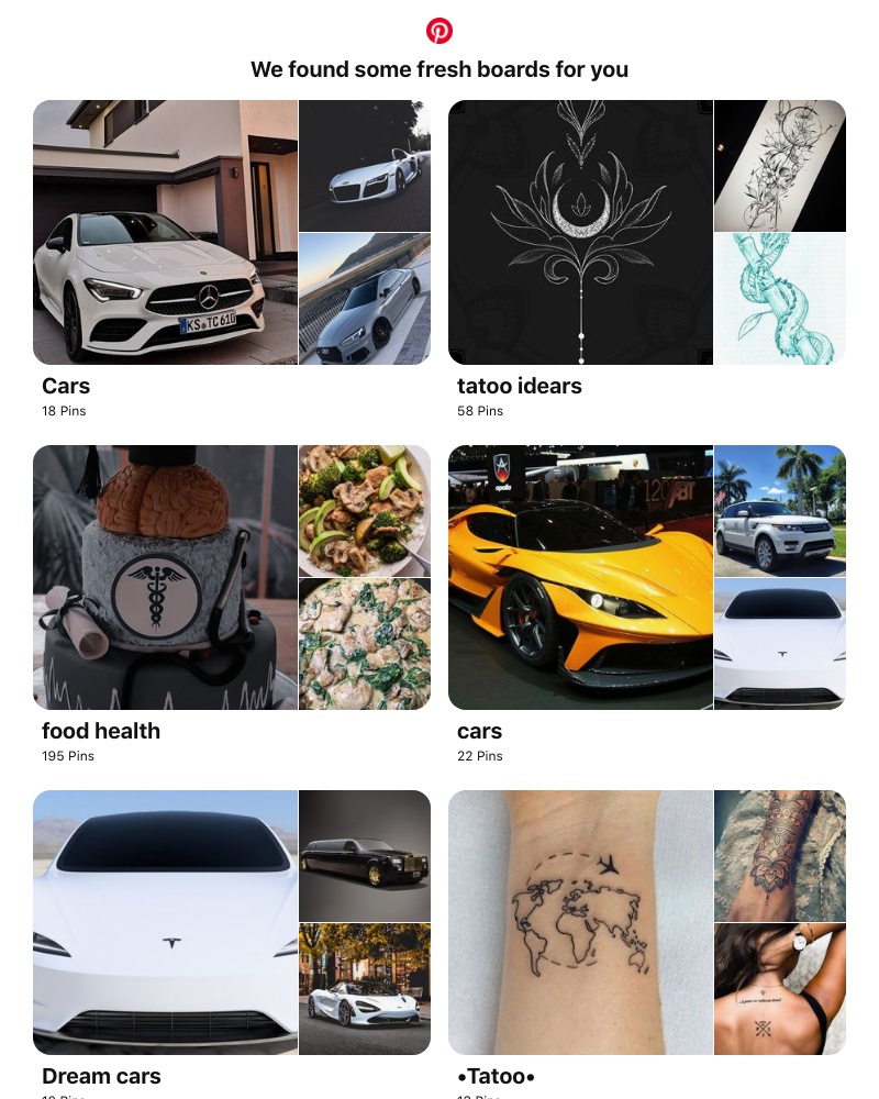 Pinterest - Cars, tatoo idears and 12 other boards like yours