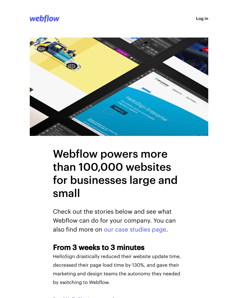 Onboarding on Webflow video screenshot