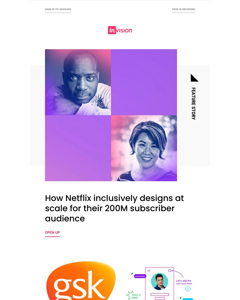 InVision - Cast a wider Netflix