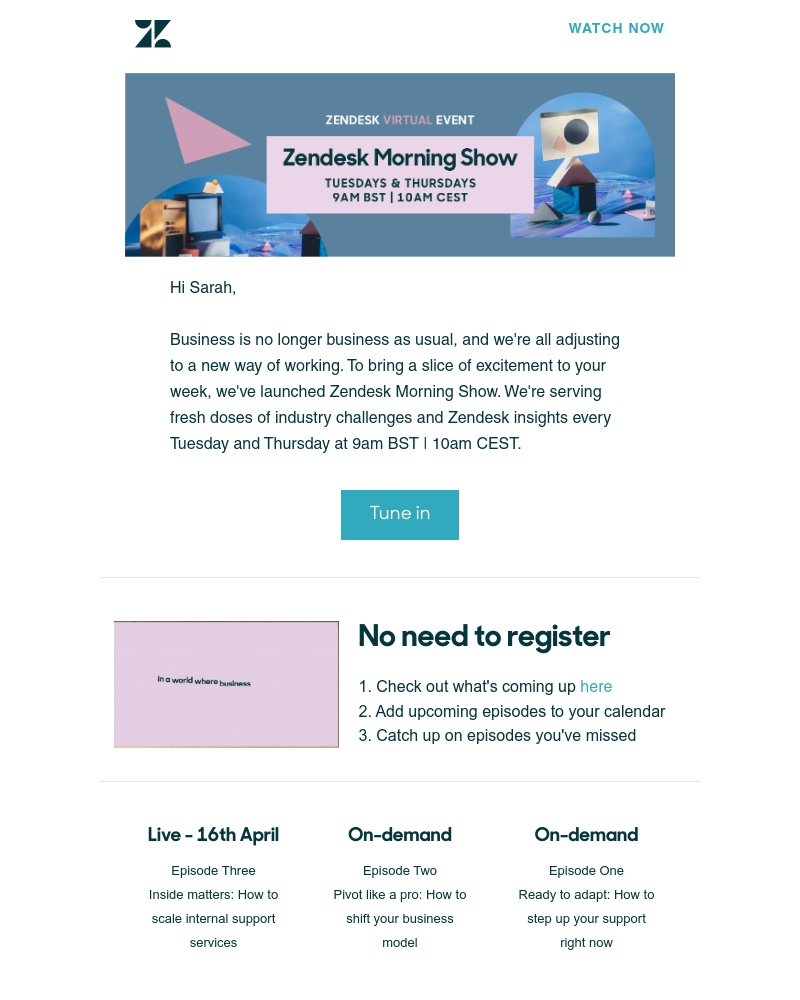 Onboarding on Zendesk video screenshot