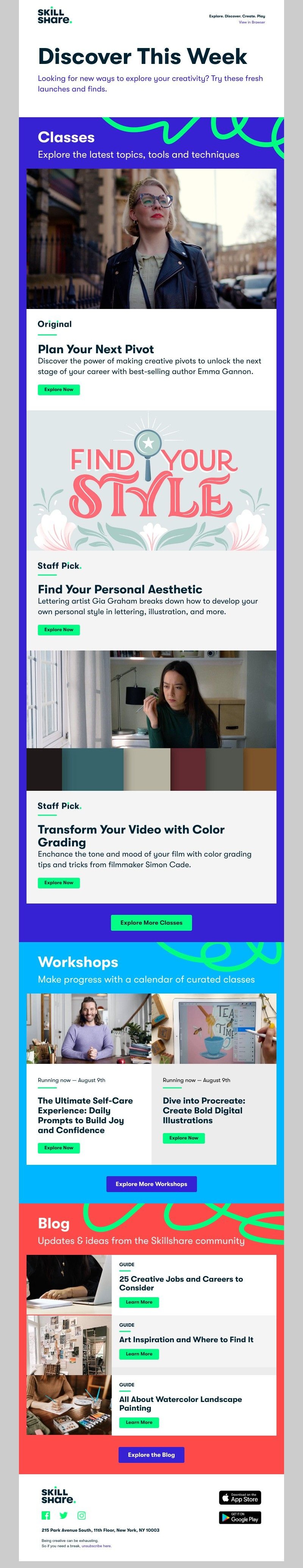 Skillshare - Sarah, Find Creative Career Success, Inspiration for Your Next Project, and More!