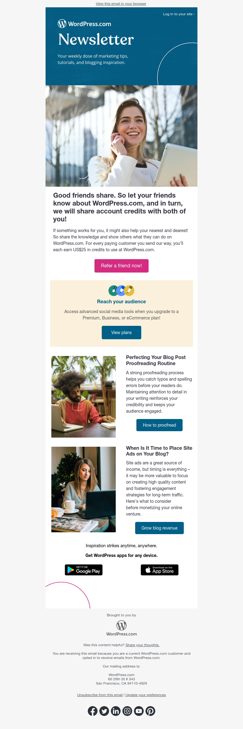 WordPress - Perfecting your proofreading routine and a special offer for you and your friends