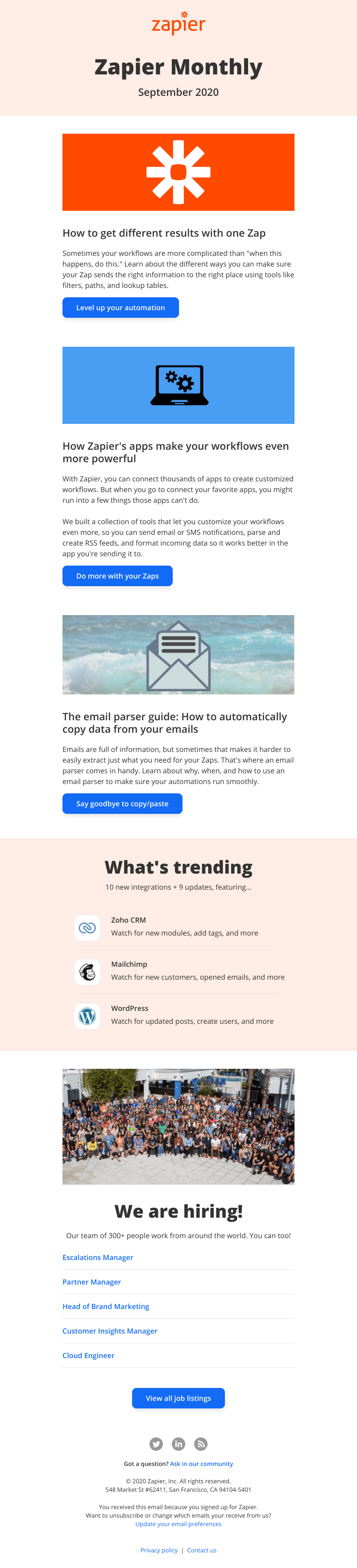 Zapier - New in September: Use Zapier like a pro, 9 updates, and 10 new apps!