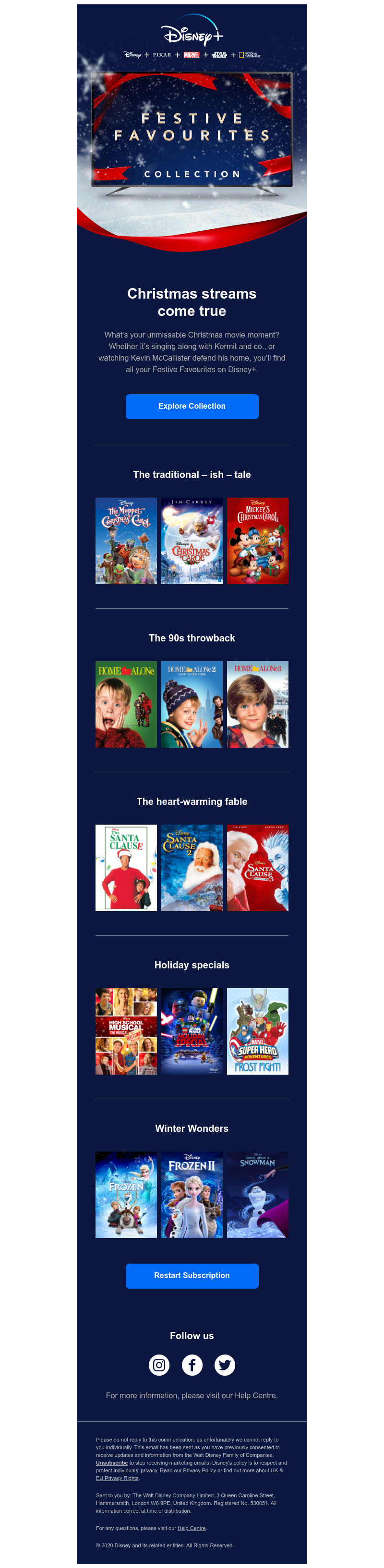 Disney+ - Unwrap our Festive Favourites