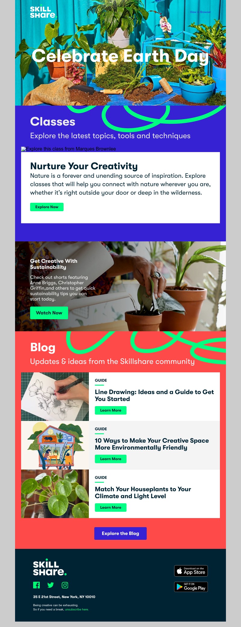 Skillshare - Celebrate Earth Day (and Your Creativity)