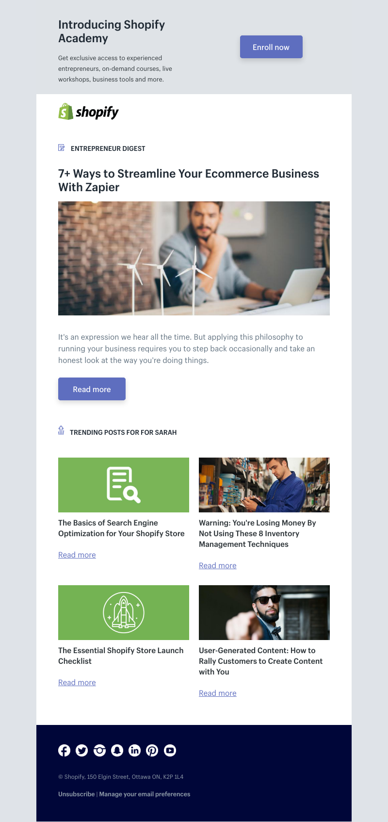 Shopify - 7 Ways to Streamline Your Business