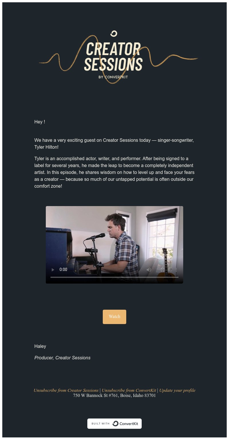 ConvertKit - Tips for leveling up and facing your fears as a creator