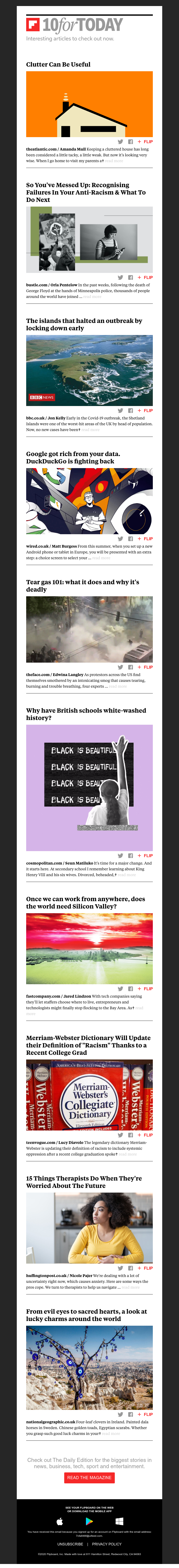 Flipboard - Clutter can be useful