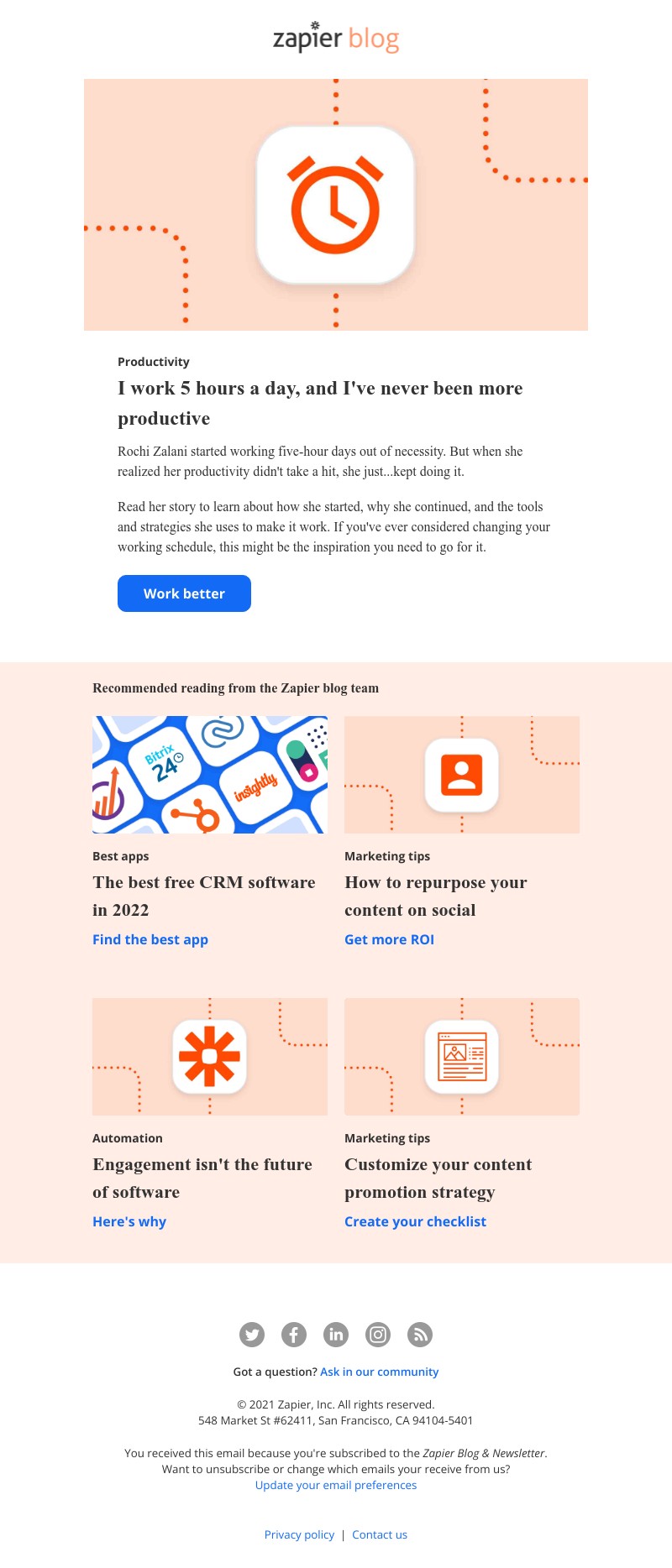 Zapier - The 5-hour workday