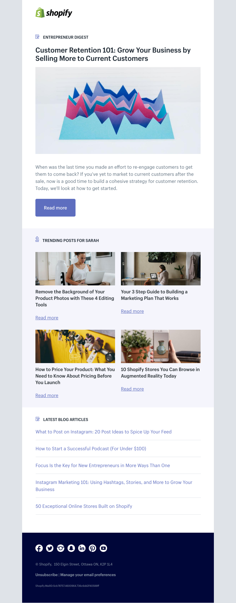 Shopify - Customer Retention 101: Grow Your Business by Selling More to Current Customers