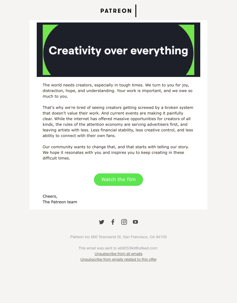 Patreon - Let’s cut the bullshit