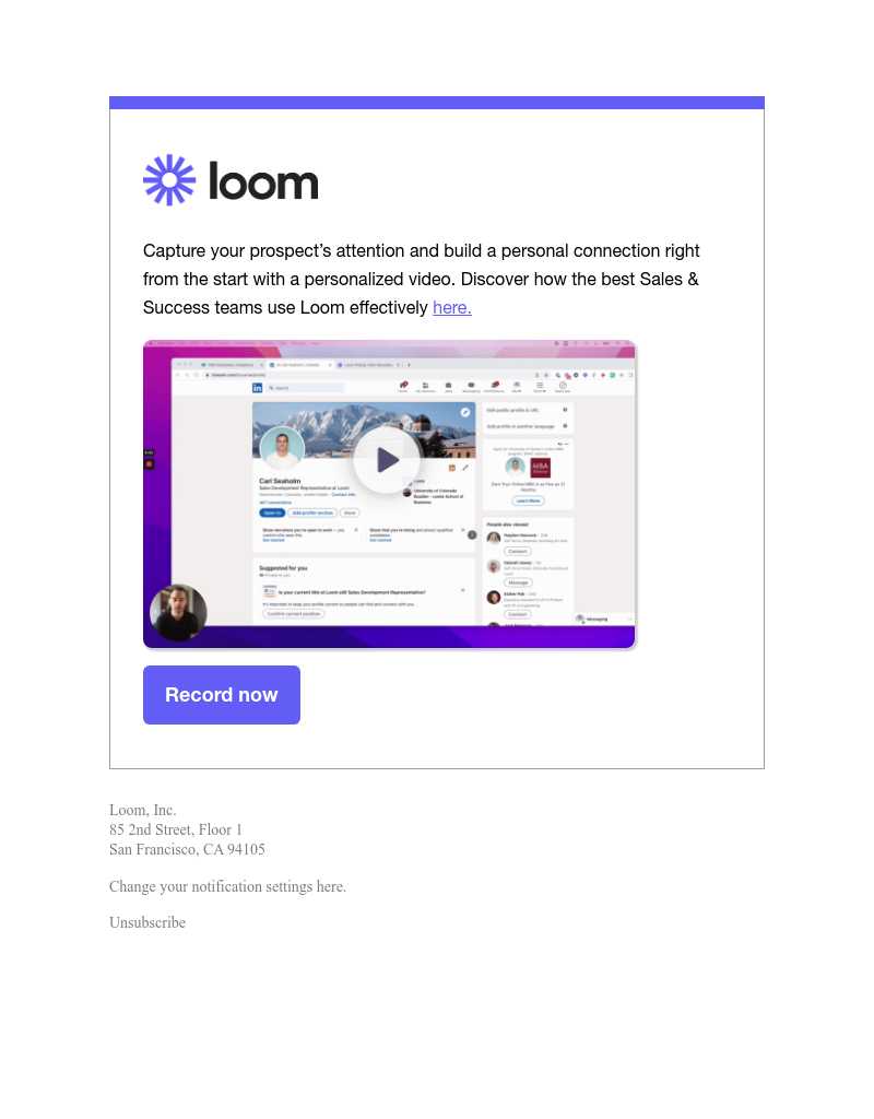 Notion - Add a personal touch to your communication with a Loom