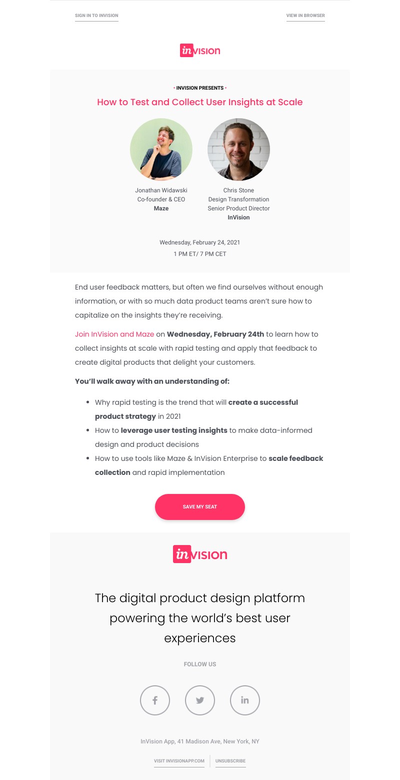 InVision - InVision Talk: How to test & collect user insights at scale