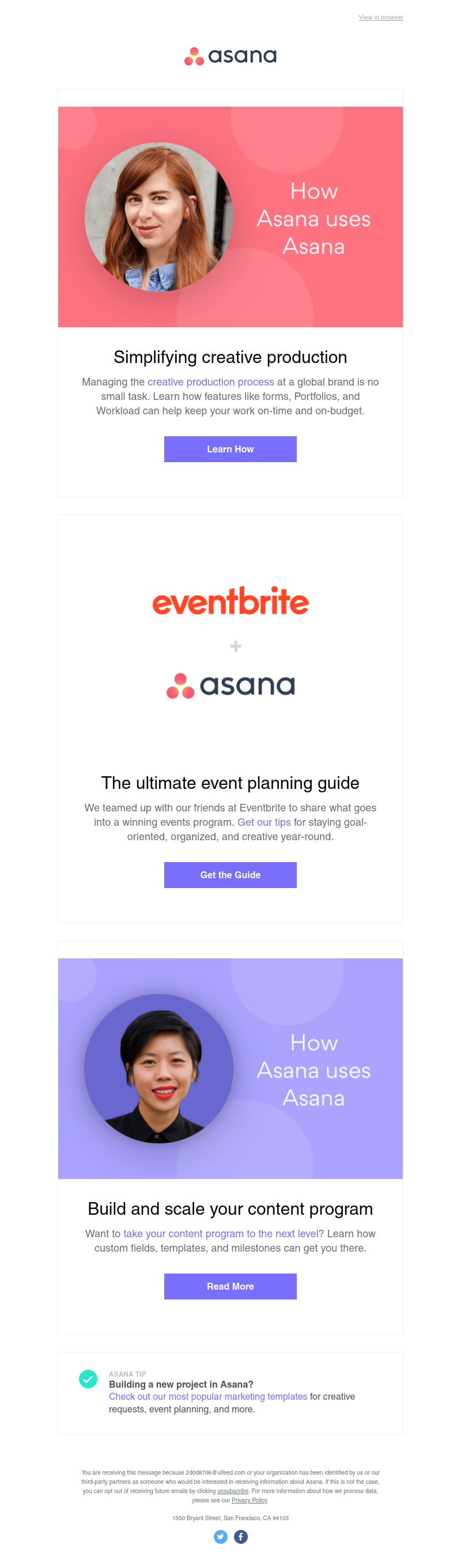 Asana - We ❤️ marketing and creative teams