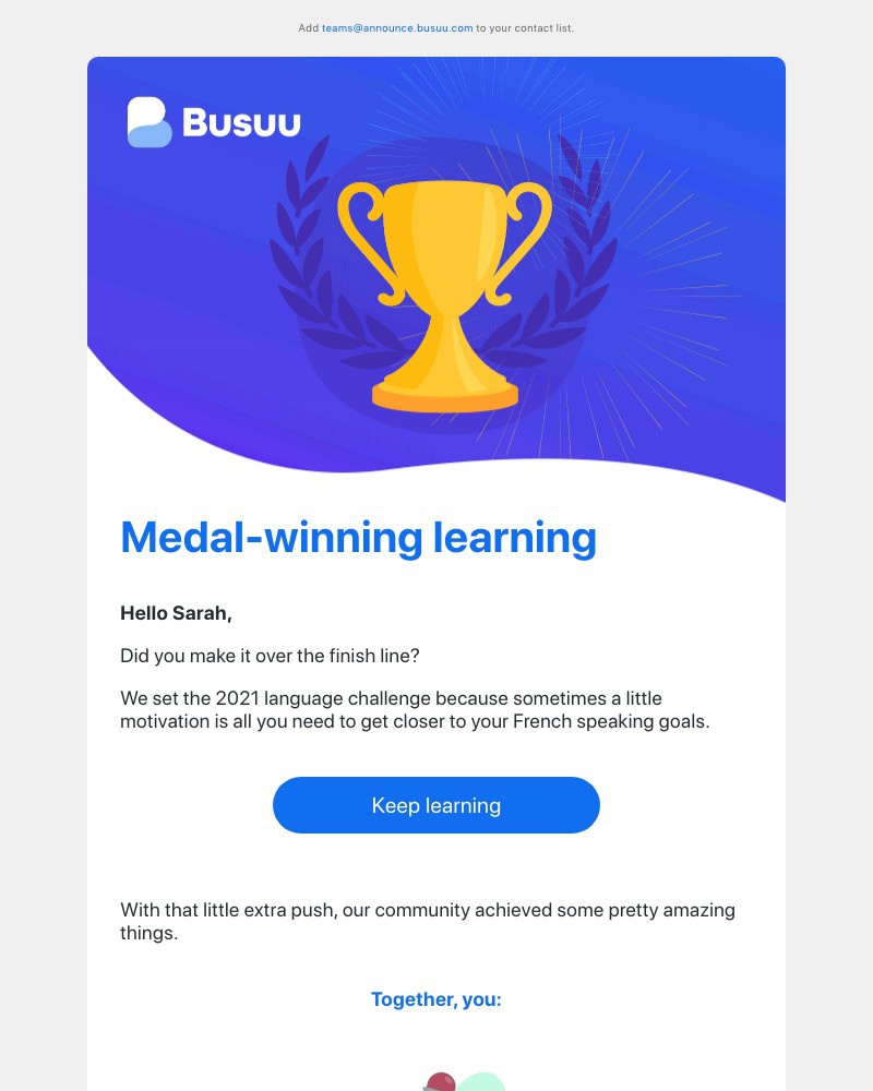 Busuu - Challenge accepted?