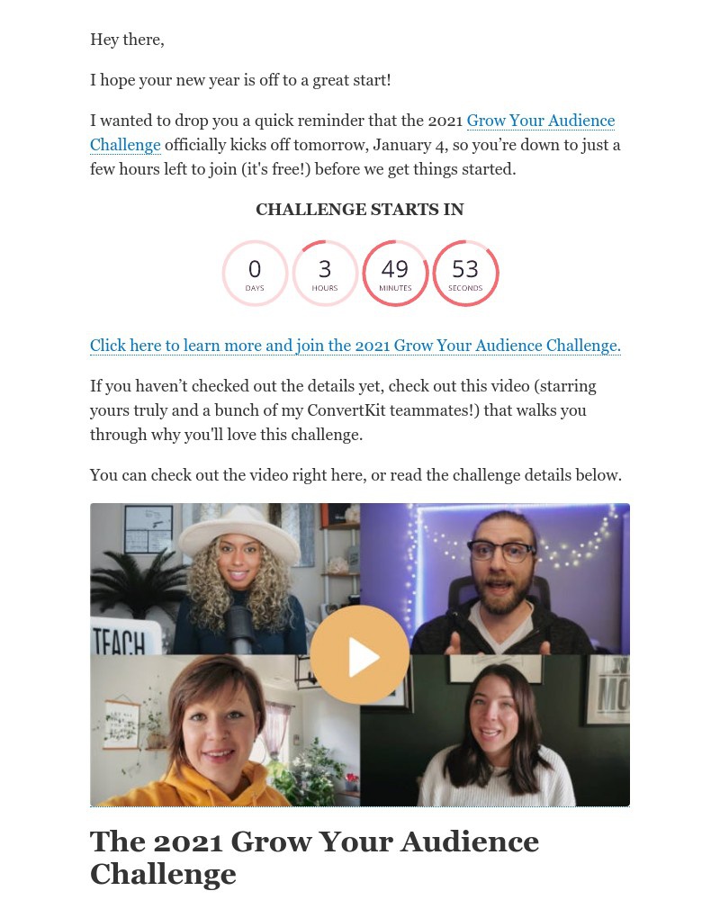 ConvertKit - [Challenge Starts Tomorrow] The strategies top creators use to earn a full-time living online