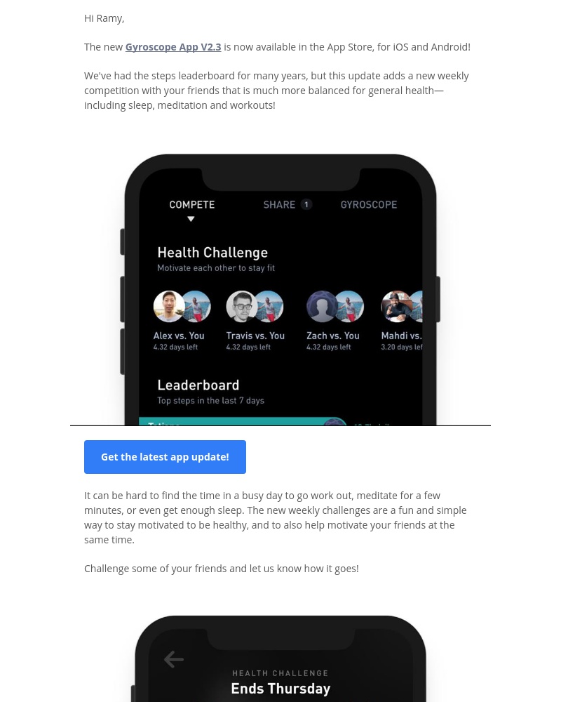 Gyroscope - 💪 Challenge your friends to be more healthy in V2.3!