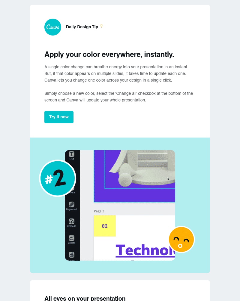 Onboarding on Canva video screenshot