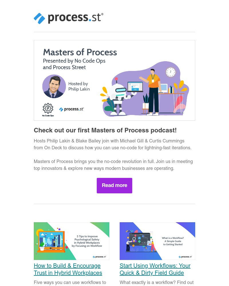 Process Street - Check out our first Masters of Process podcast! 🎙️