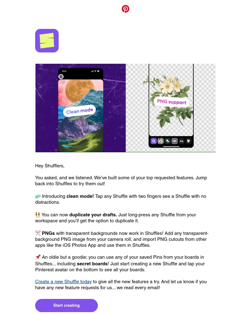 Pinterest - Check out our new features 😍