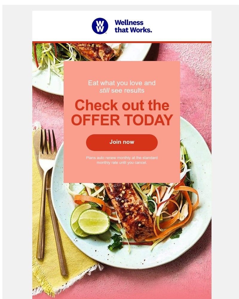 WW (Weight Watchers) - Check out the OFFER TODAY Sarah