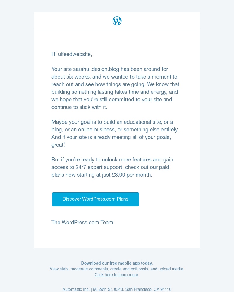 WordPress - Checking in… how are things going?