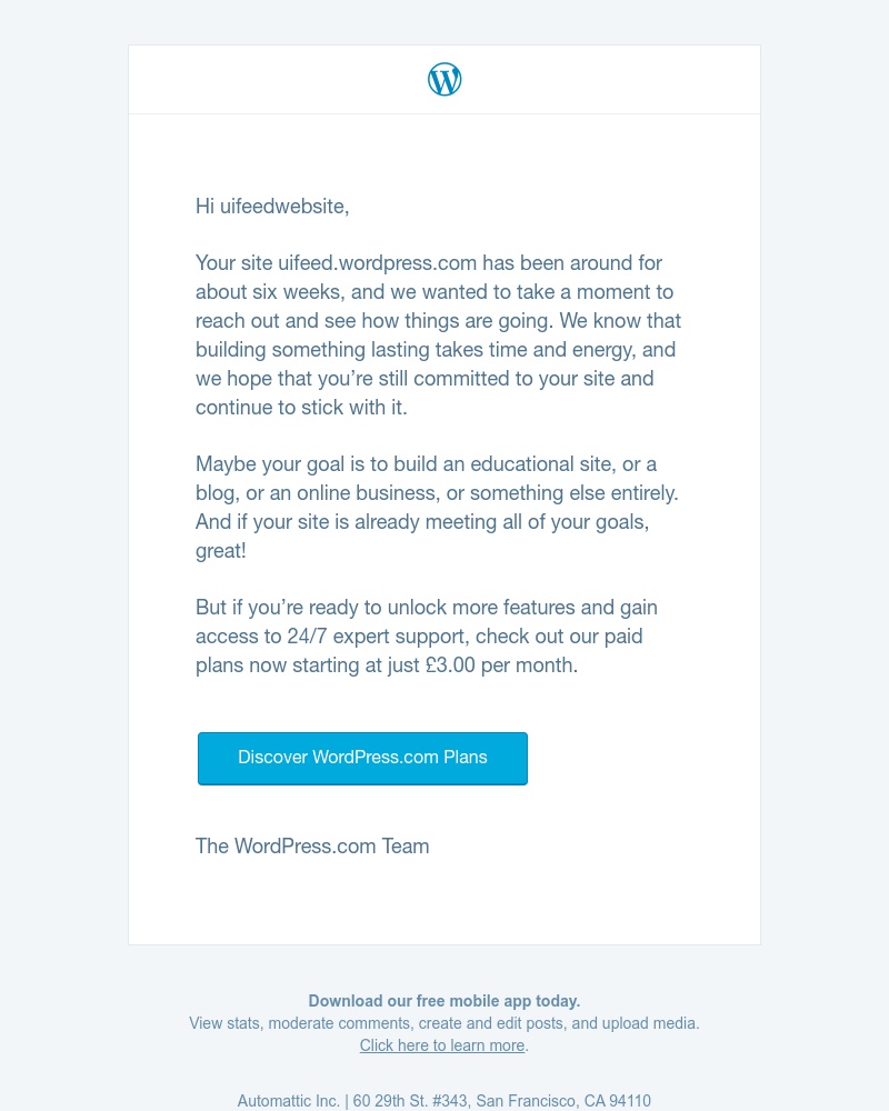 WordPress - Checking in… how are things going?