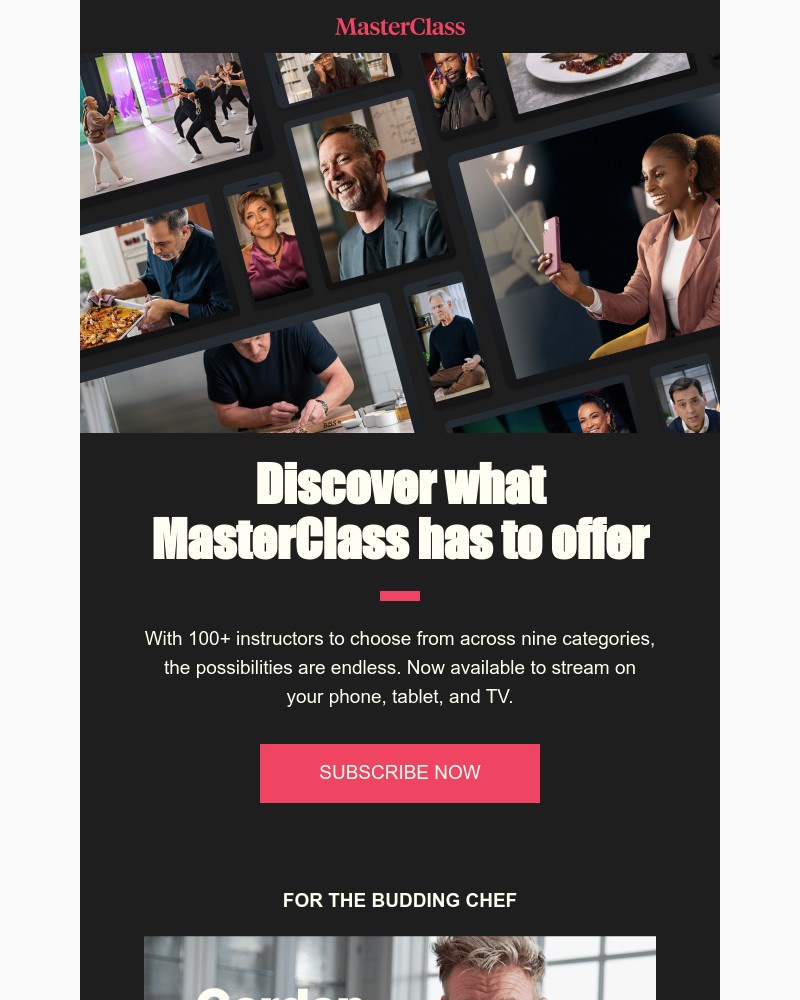 - Choose your new passion