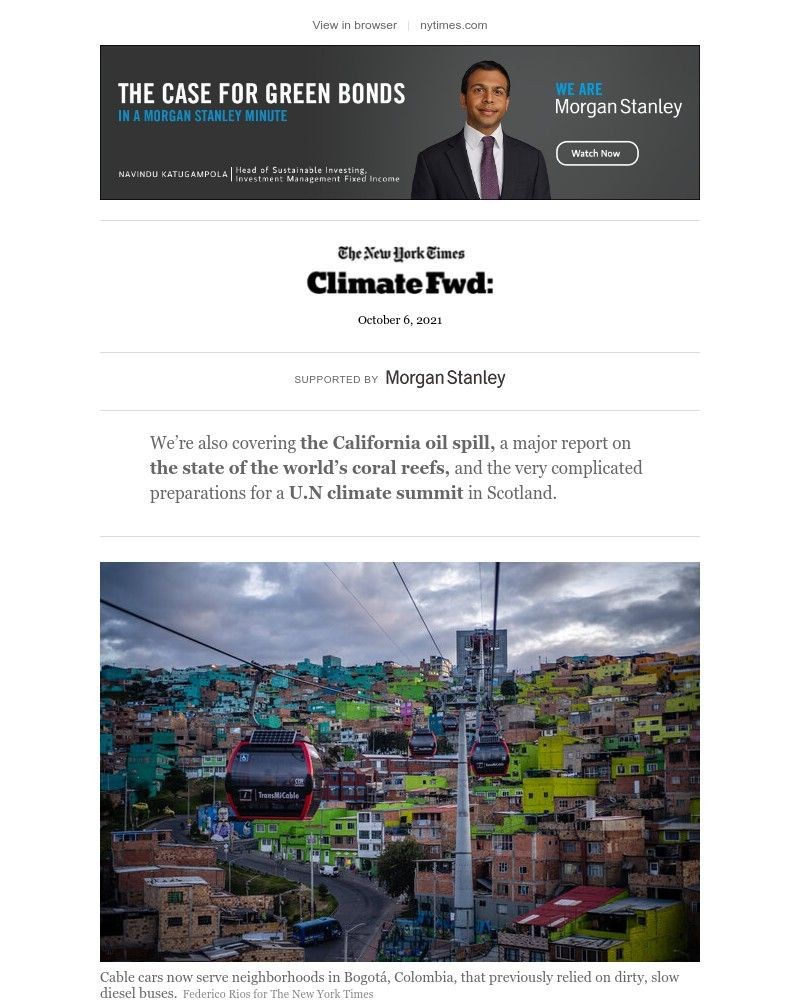 The New York Times - Climate Fwd: How some cities are reinventing public transit