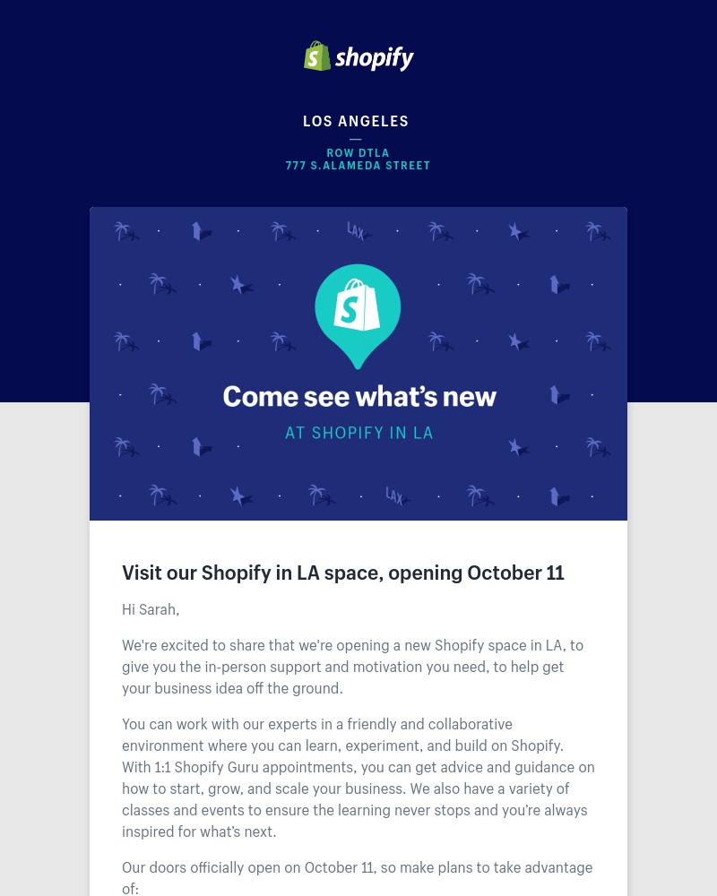 Shopify - Come see what’s new at Shopify