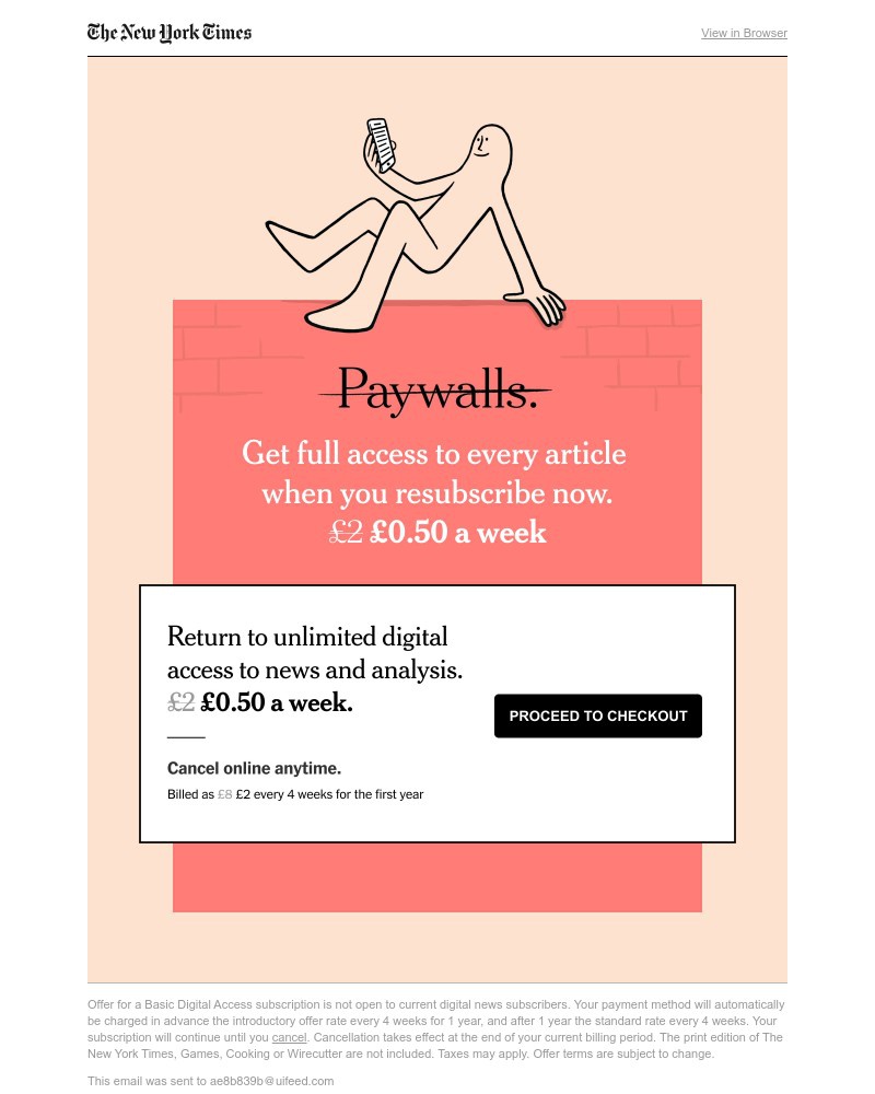 The New York Times - Complete coverage: £0.50 a week. Resubscribe now.