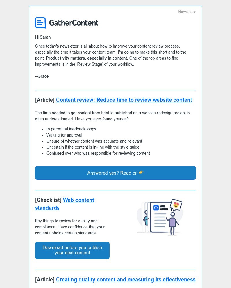 GatherContent - Content review time is often underestimated ⏱️ 