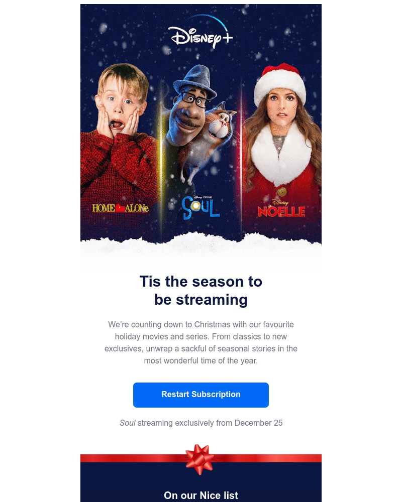 Disney+ - Counting down to Christmas…