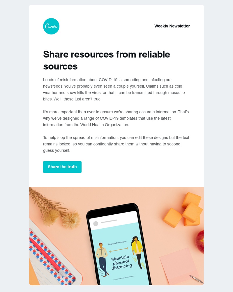 Canva - COVID-19 myths debunked