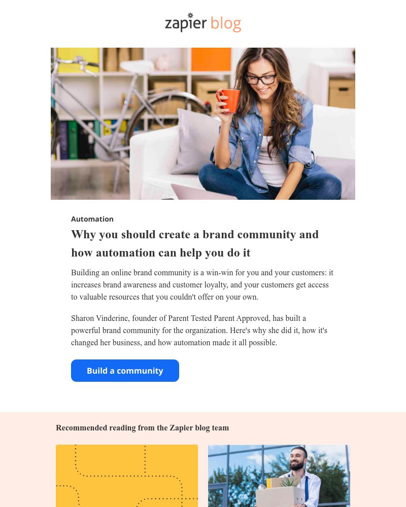 Zapier - Create a brand community with automation