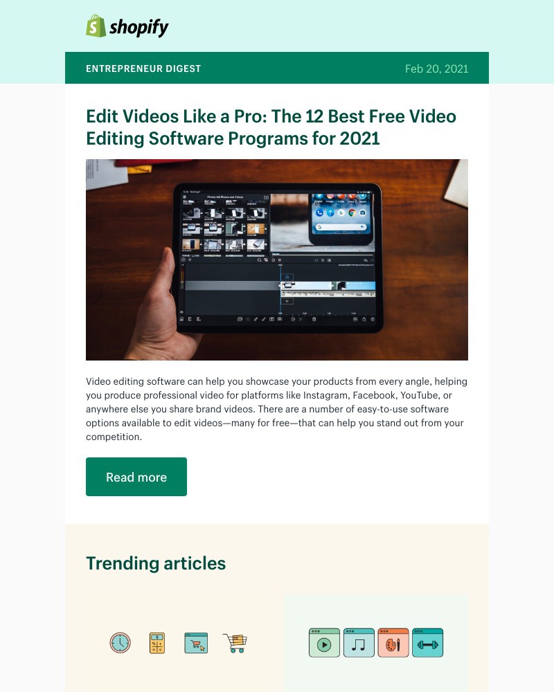 Shopify - Create better marketing videos 🎥