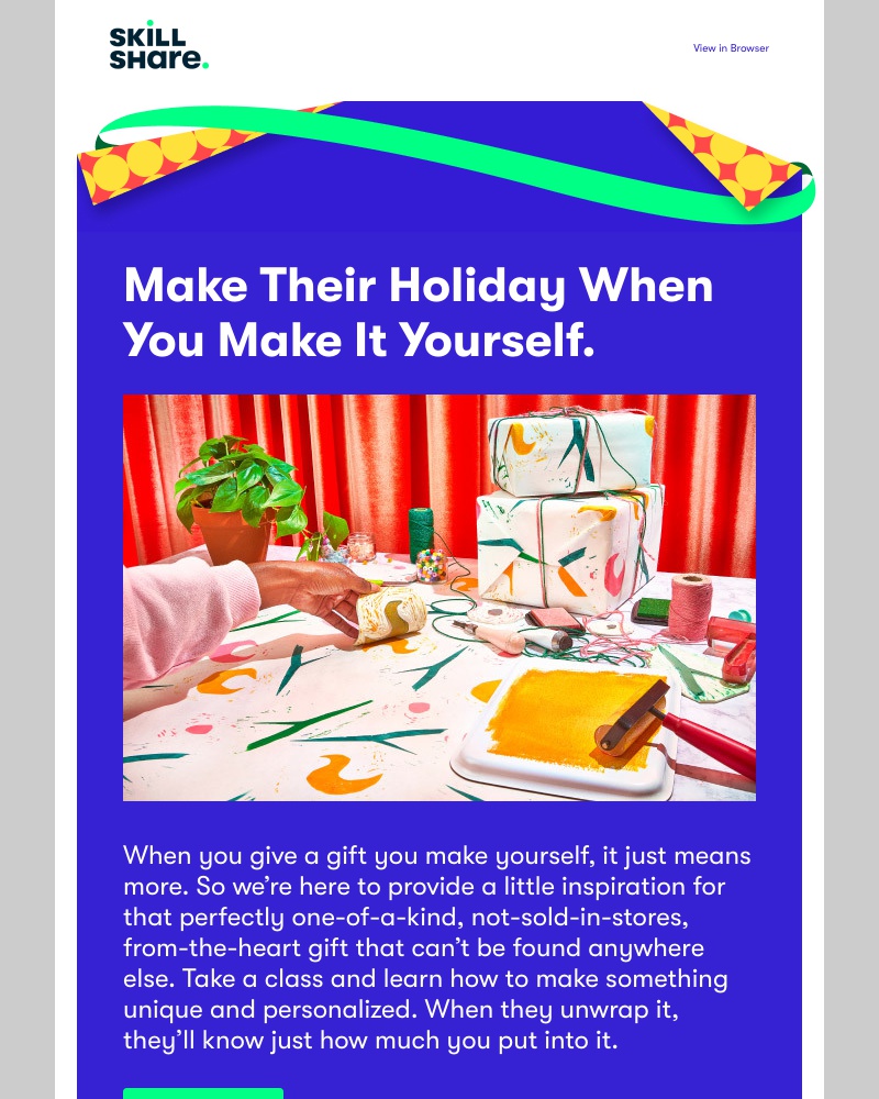 Skillshare - Create Joy This Holiday Season
