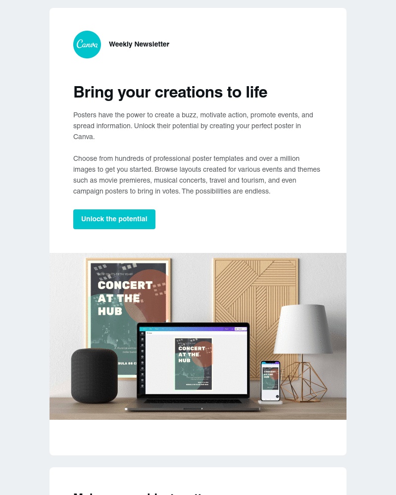 Canva - Create standout posters with Canva