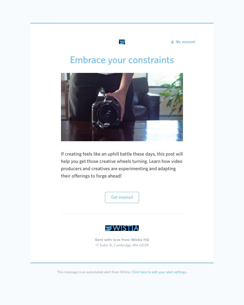 Wistia - Creative ways to forge ahead with remote work 🙌