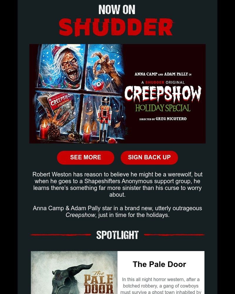 Shudder - Creepshow Returns With An All-New, Sinister Holiday Special
