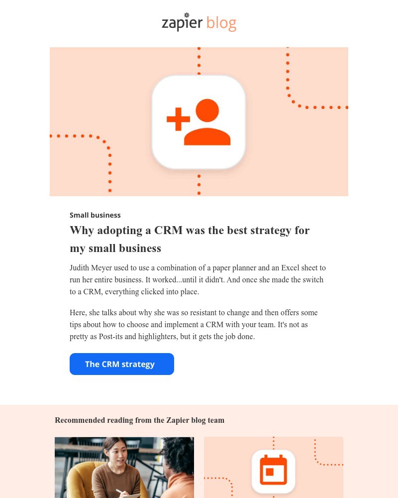 Zapier - CRM software: The best strategy for your business