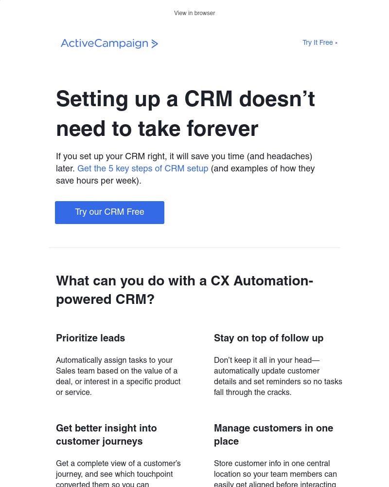  - CRM that saves hours per week