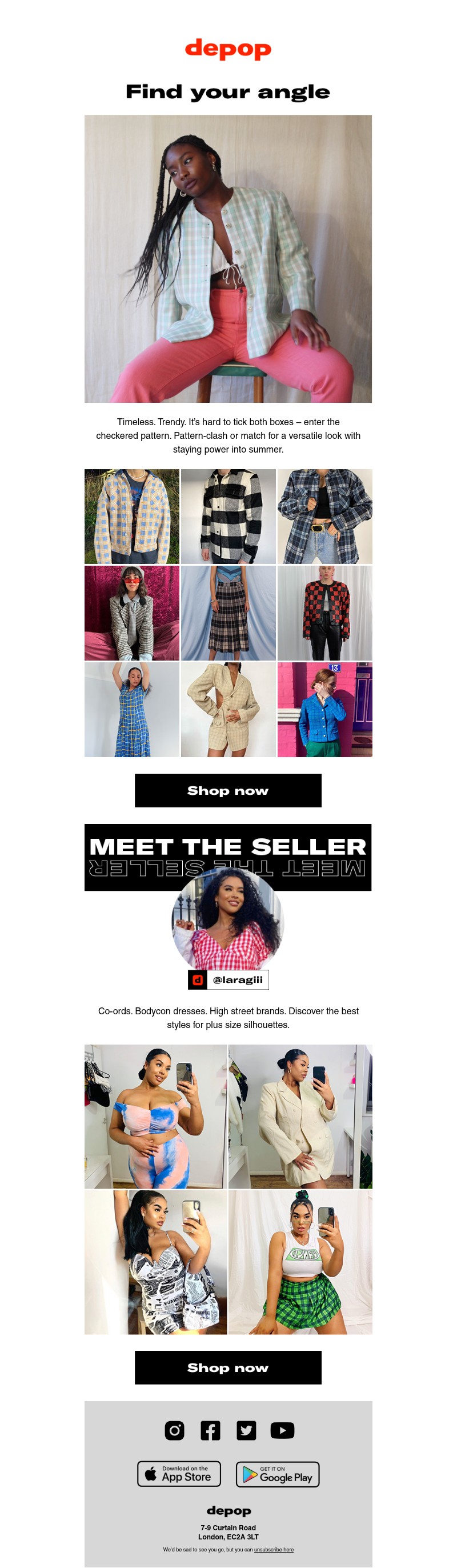 Depop - Check every box